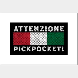 Attenzione Pickpocket! Posters and Art